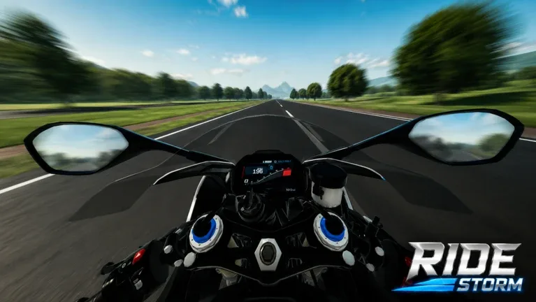 Ride Storm open-world highway stretching toward the horizon